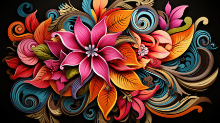 Mandala Design Concept, A Beautiful Illustration for Rangoliの素材