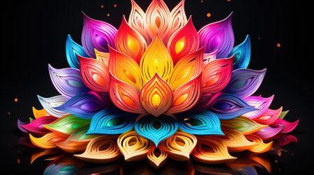 Mandala Design Concept, A Beautiful Illustration for Rangoliの素材