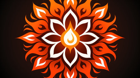 Rangoli Walpaper Concept for Diwaliの素材