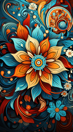 Rangoli Walpaper Concept for Diwaliの素材