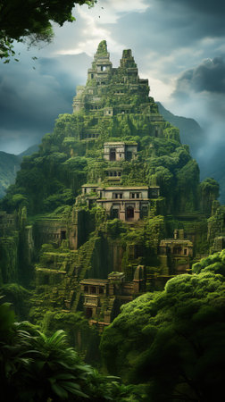 A Beautiful Environment for a Backgpaking Trip for Adventureの素材