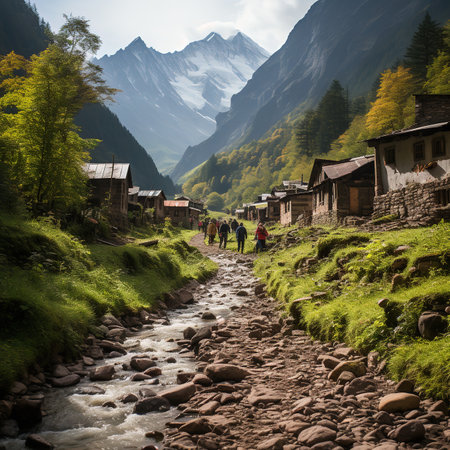 A Beautiful Environment for a Backgpaking Trip for Adventureの素材