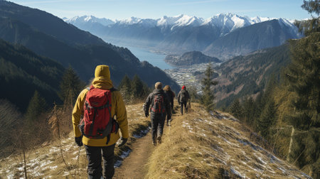 A Beautiful Environment for a Backgpaking Trip for Adventureの素材
