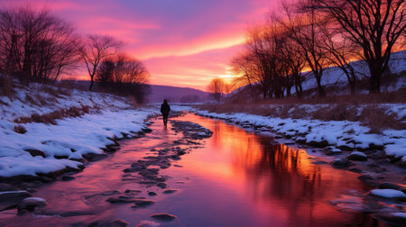 A Beautiful Environment for a Backgpaking Trip for Adventureの素材