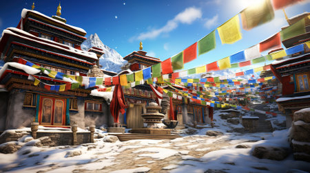 A Beautiful Environment for a Backgpaking Trip for Adventureの素材