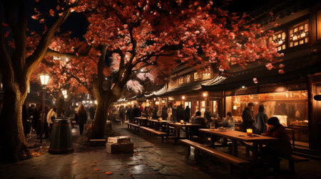 A Beautiful Illustration of Burns Night Celebrationの素材