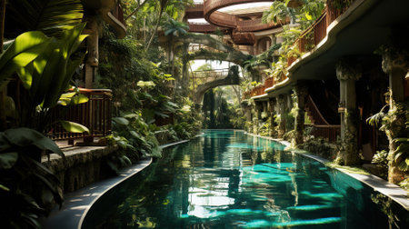 A Beautiful Nature Environment, A Place to Visit for Vacationの素材