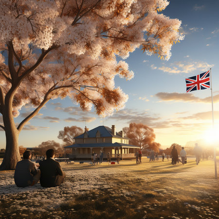 A Beautiful Wallpaper or Illustration of the Australia Dayの素材