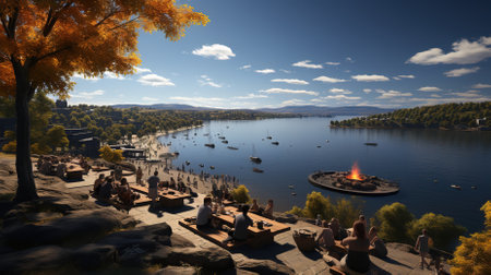 A Beautiful Wallpaper or Illustration of the Australia Dayの素材