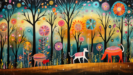 Beautiful Painting of Creative Artworkの素材