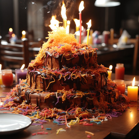 A Beautiful Decorated Location for Special Events Like Birthday Partyの素材