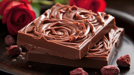 A Chocolate Day scene with a specific theme, such as the history of chocolate, the different types of chocolate, or the many ways to enjoy chocolateの素材