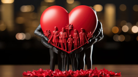 Creative Manipulation of Background Wallaper for Valentines Dayの素材