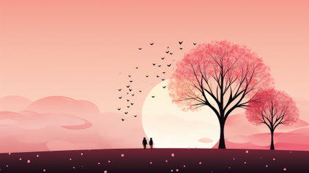 Creative Manipulation of Background Wallaper for Valentines Dayの素材