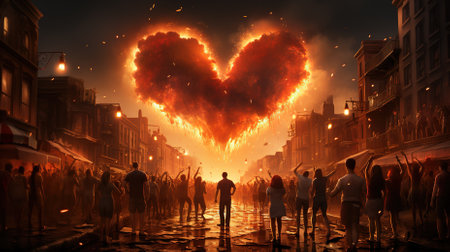 Creative Manipulation of Background Wallaper for Valentines Dayの素材