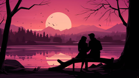 Creative Manipulation of Background Wallaper for Valentines Dayの素材