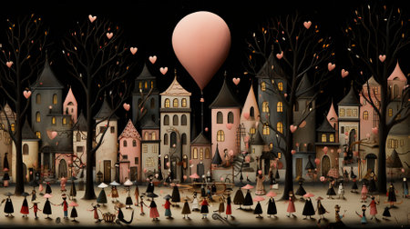 Creative Manipulation of Background Wallaper for Valentines Dayの素材