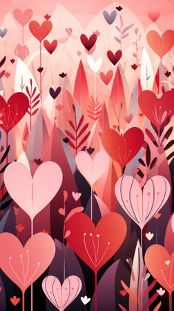 Creative Manipulation of Background Wallaper for Valentines Dayの素材