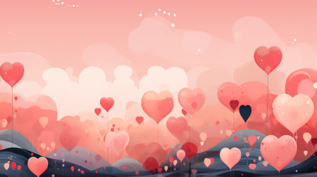 Creative Manipulation of Background Wallaper for Valentines Dayの素材