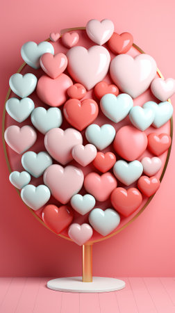 Creative Manipulation of Background Wallaper for Valentines Dayの素材