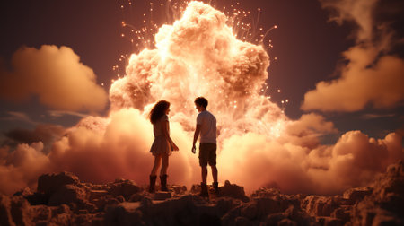 Creative Manipulation of Background Wallpaper for Propose Day During Valentines Seasonの素材