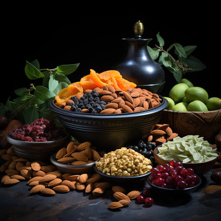 The Traditional plate of Sweets and Delicacies that Represent Indian Subcontinent Cultureの素材