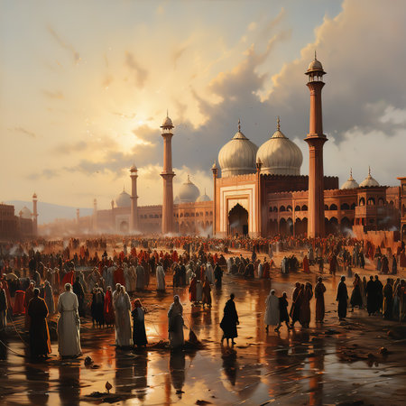 Family Enjoying or Celebrating the Day During Festival Seasonの素材