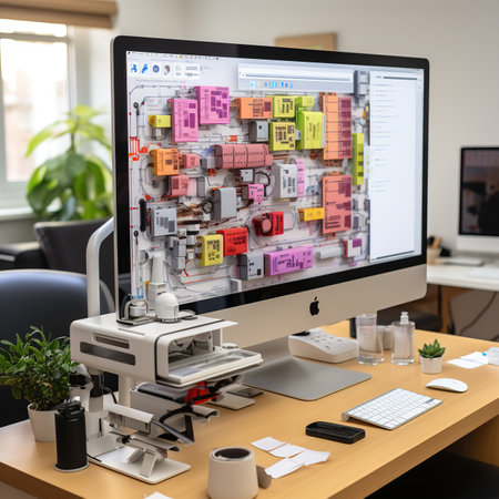 A Content of Calender filled with upcoming project works or tasksの素材