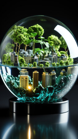 A creative and inspiring vision for a more sustainable worldの素材
