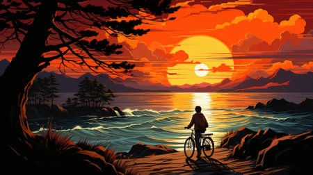 Family enjoying a special moment togetherの素材