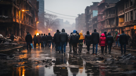 Family enjoying a special moment togetherの素材