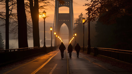 Family enjoying a special moment togetherの素材