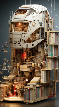 Fantasy diagram of inner working of creative manipulationの素材