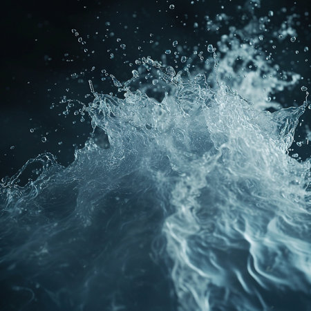 Beautiful Wallpaper of Water Simulationの素材