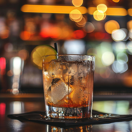 Close-up of Drinks of Glass on the Tableの素材