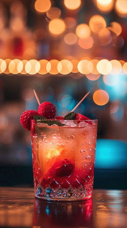 Close-up of Drinks of Glass on the Tableの素材