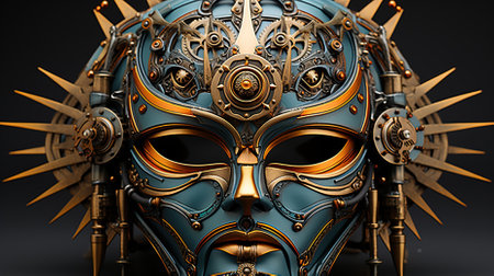 Background Wallpaper of Creative Manipulation Related to Mardi Gras Festivalの素材