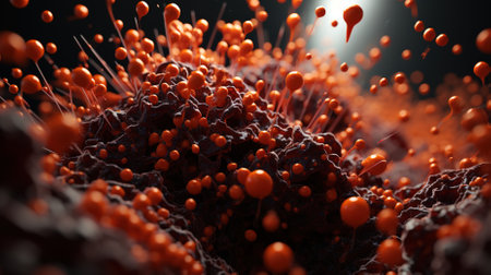 A Microscopic View of Words Being Crafted into Relevant Artworkの素材