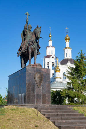 OREL, RUSSIA - JULY 06, 2021: Monument to Tsar Ivan the Terrible, founder of the city of Orelのeditorial素材
