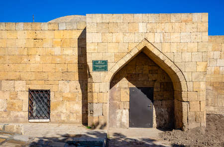 DERBENT, RUSSIA - SEPTEMBER 27, 2021: Fragment of an ancient oriental men's bath (VIII century). Derbent, Republic of Dagestanのeditorial素材