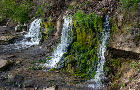 Slovenian keys on a spring day. Izborsk, Pskov region. Russiaの写真素材