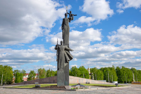 PENZA, RUSSIA - MAY 02, 2024: Monument of military and labor Glory. Penza, Russiaのeditorial素材