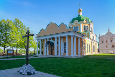 RYAZAN - APRIL 30, 2024: Cathedral of the Nativity of Christ in the Ryazan Kremlin, Russia