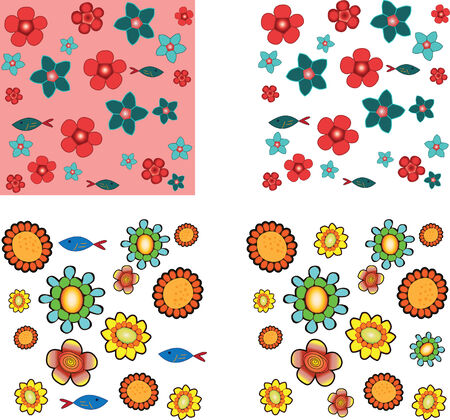 seamless patterns illustrator のイラスト素材