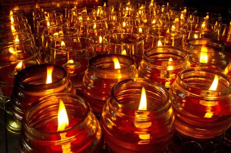 lantern at  Chinese  templeの写真素材
