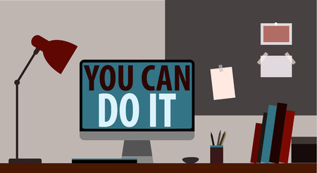 YOU CAN DO IT. WORKPLACE vectorのイラスト素材