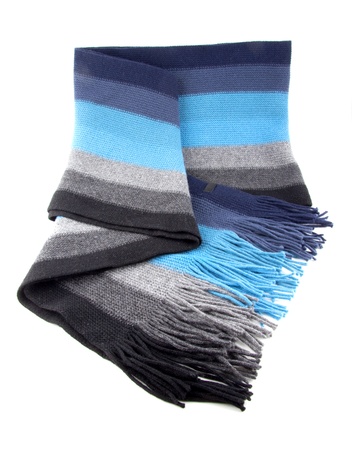 woolen scarf isolated on white background for siteの写真素材