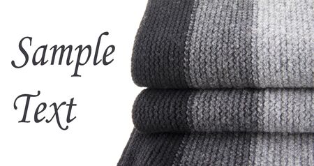 scarf on white background or texture for siteの写真素材