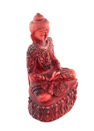 Red budha statueの写真素材