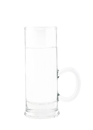 Glass of fresh and clear waterの写真素材